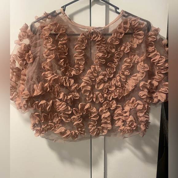 Super cute zara top, great for brunch - Picture 2 of 3